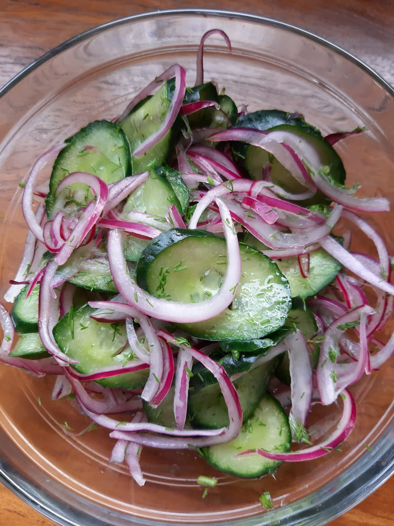 Sweet & Sour Cucumber Salad