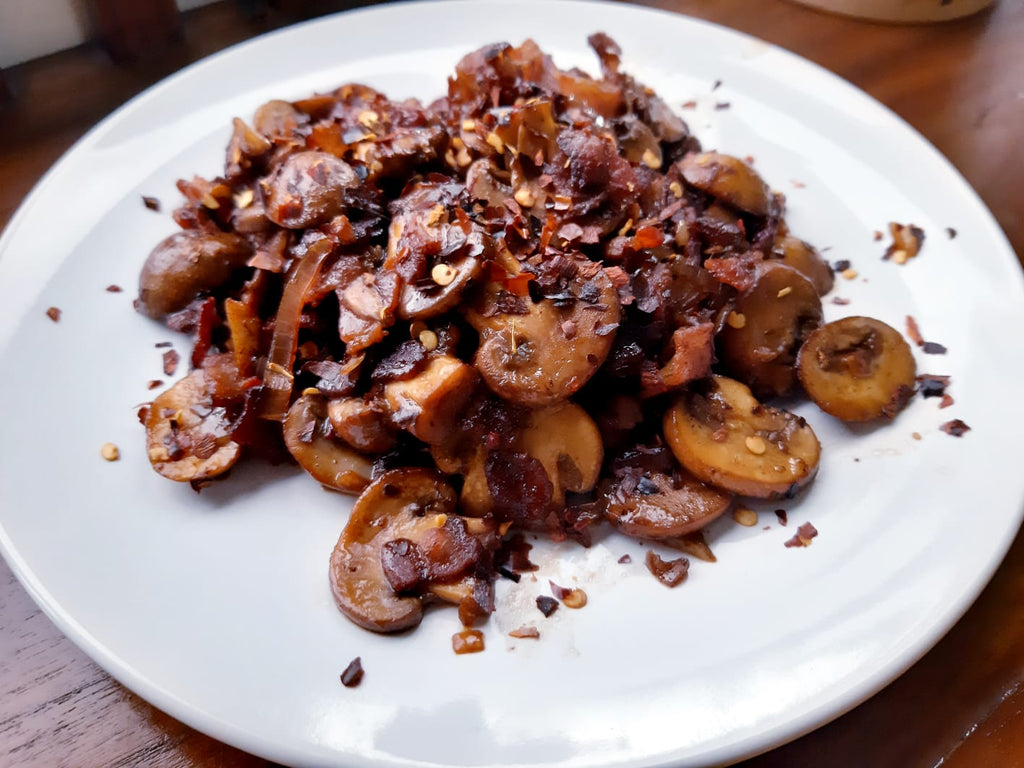 Bacon Mushroom Adobo