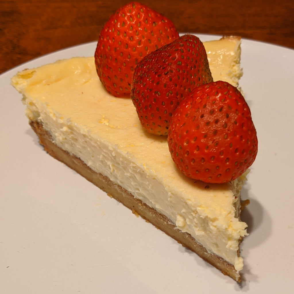 Keto Cheesecake with Buttery Crust