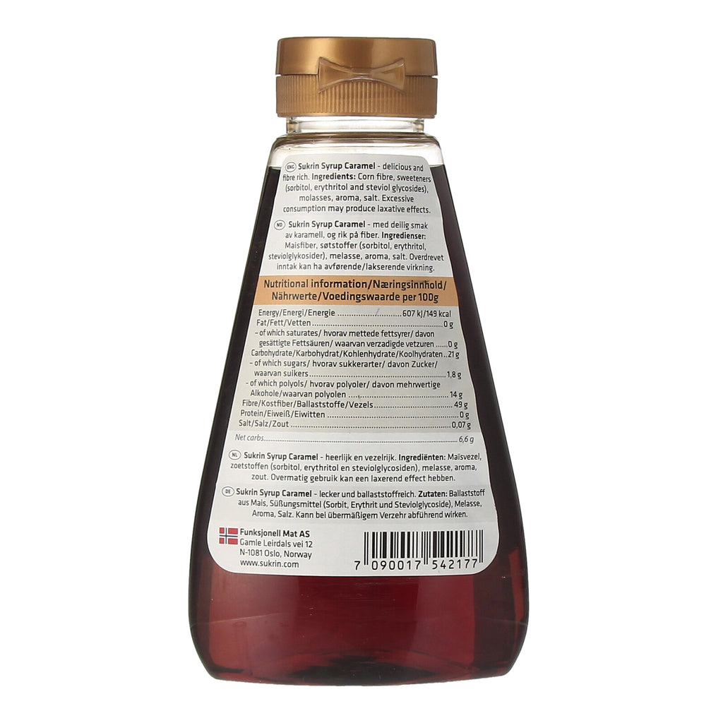 Sukrin Sugar Free Caramel Syrup (450g)