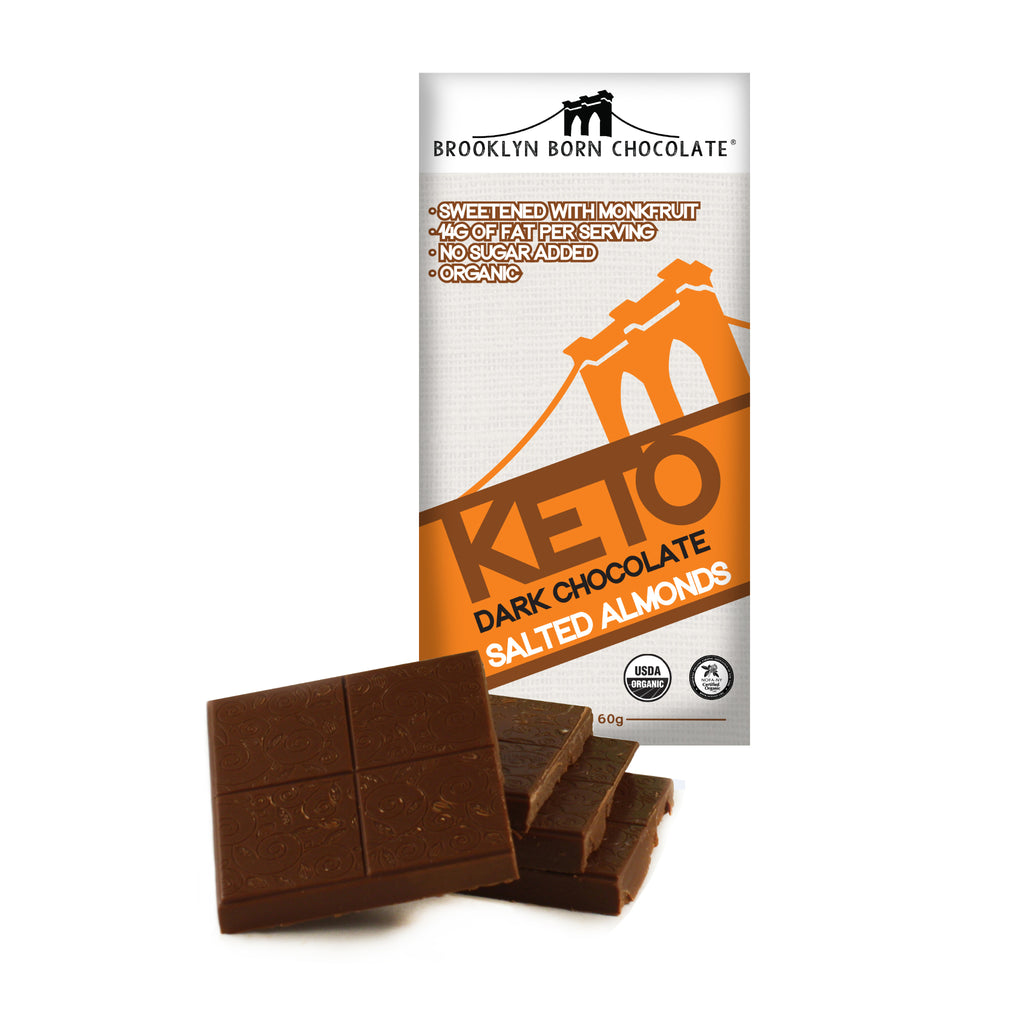 Brooklyn Born - Keto Salted Almond Chocolate Bar (60g)