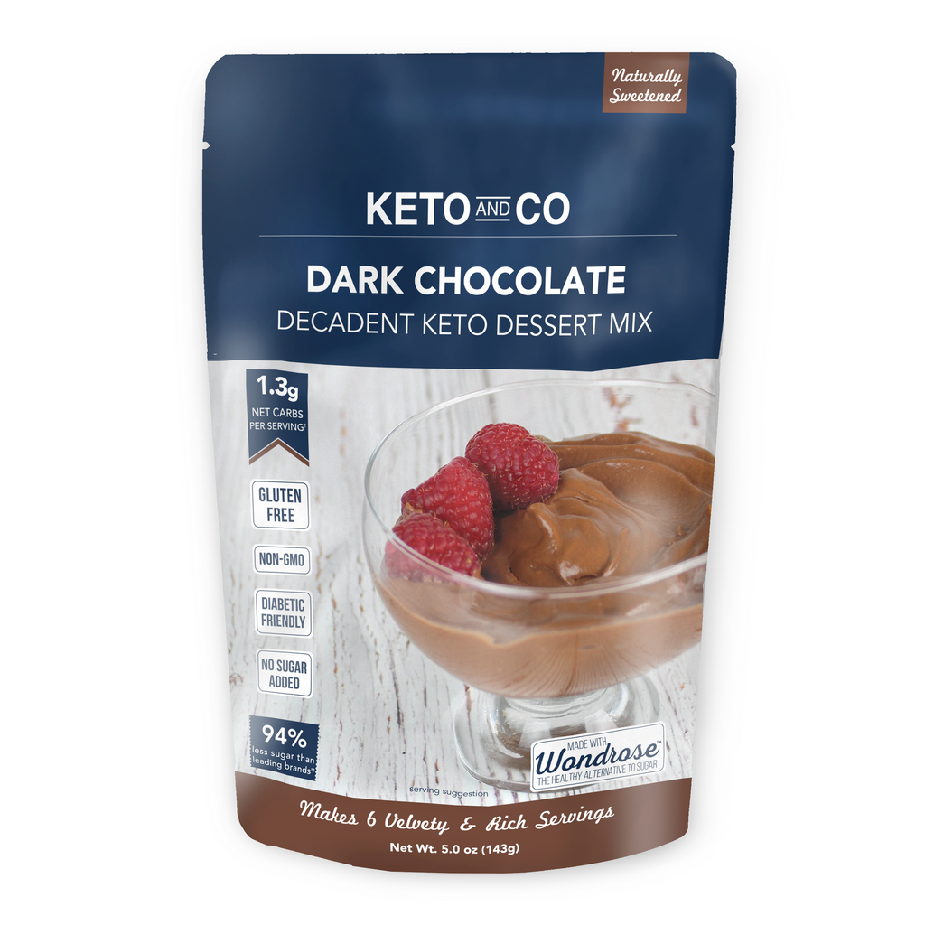 Keto & Co Dark Chocolate Pudding Mix (143g)