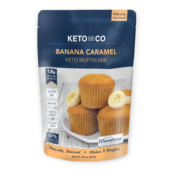 Keto & Co Banana Caramel Muffin Mix (251g)
