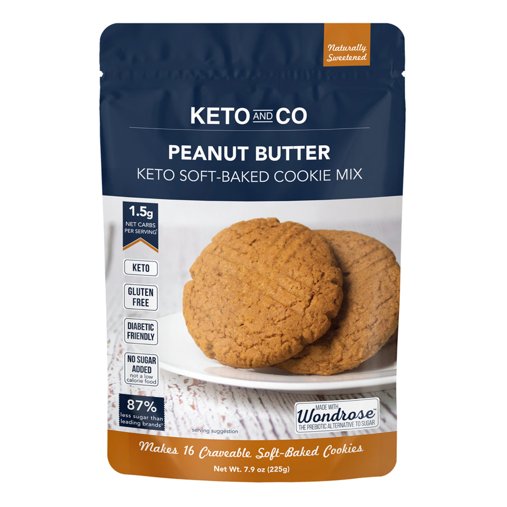 Keto & Co Peanut Butter Soft Cookie Mix (225g)