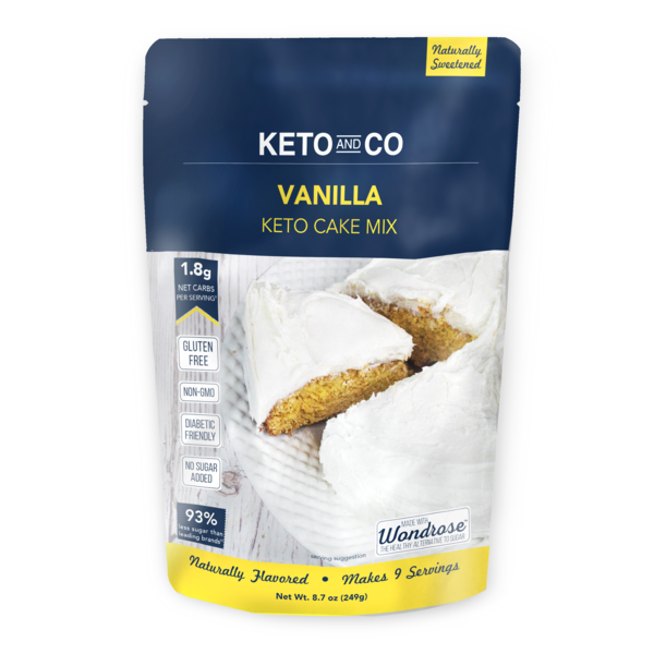 Keto & Co Vanilla Cake Mix (249g)